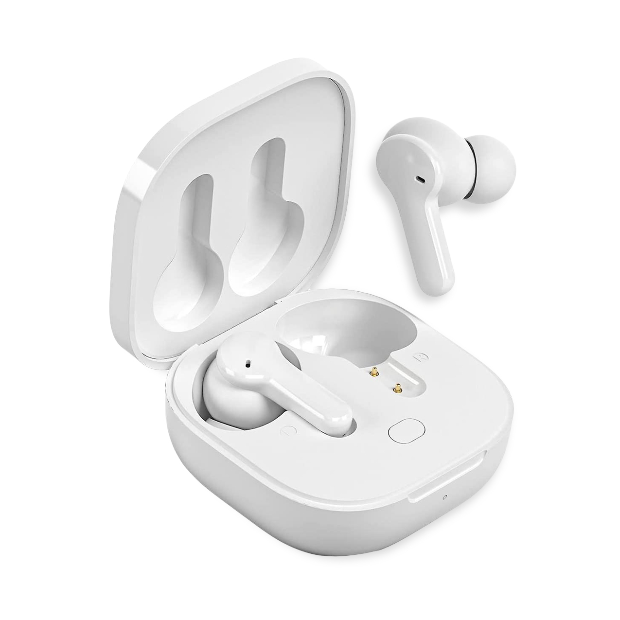 هدفون بلوتوثی کیو سی وای مدل T13 TWS با نویز کنسلینگ میکروفون (ENC)، درگاه شارژ USB Type-C، دارای میکروفون دوگانه، دارای قابلیت جداسازی صدا، مقاوم در برابر رطوبت و عرق - Image 3