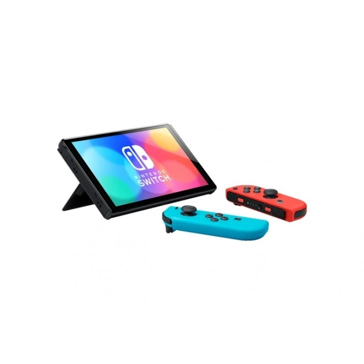 کنسول بازی قابل حمل نینتندو مدل Switch OLED Neon Blue and Neon Red Joy-Con - Image 6