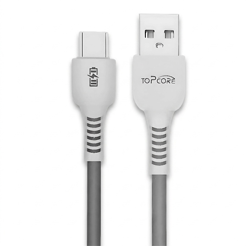 کابل تبدیل USB به USB_C تاپ‌‌کور مدل فست شارژ طول 1 متر