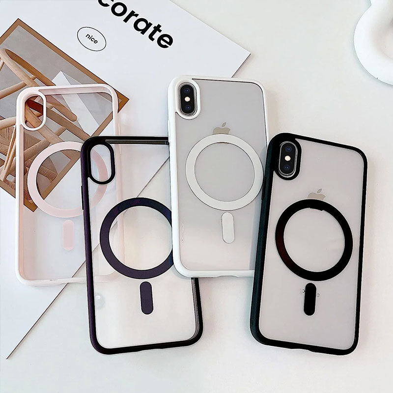 کاور مسیر مدل Silicone Magnetic Magsafe مناسب برای گوشی موبایل اپل iPhone x xs - Image 4
