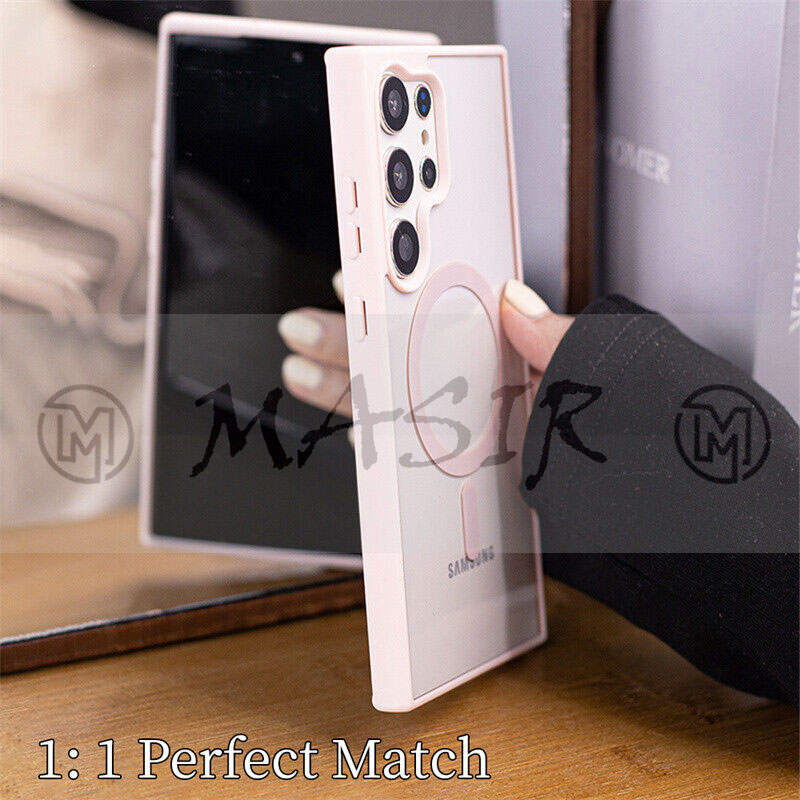 کاور مسیر مدل Silicone Magnetic Magsafe مناسب برای گوشی موبایل سامسونگ Galaxy S23 Ultra - Image 13