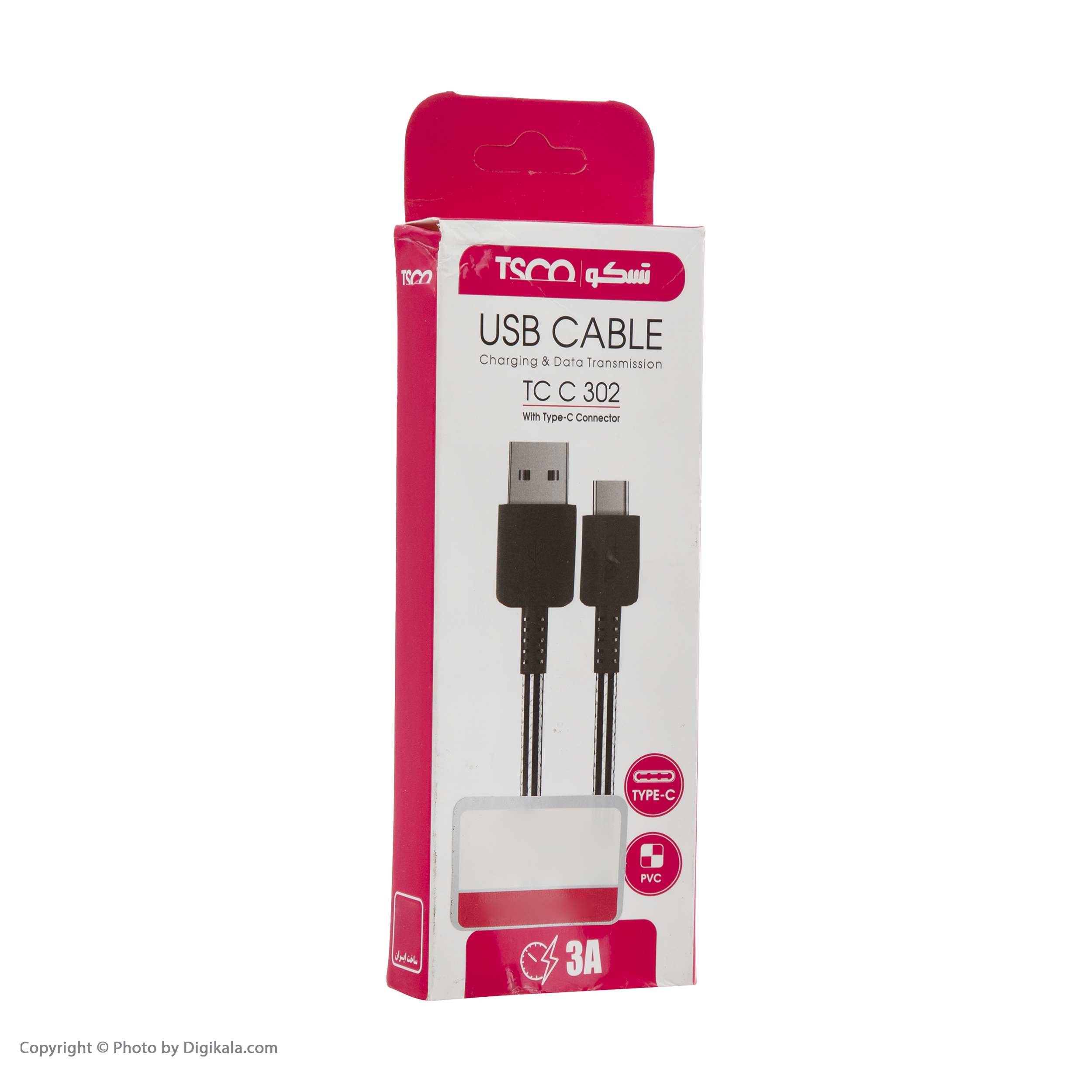 کابل تبدیل USB به USB-C تسکو مدل TC C 302 طول 1 متر - Image 2