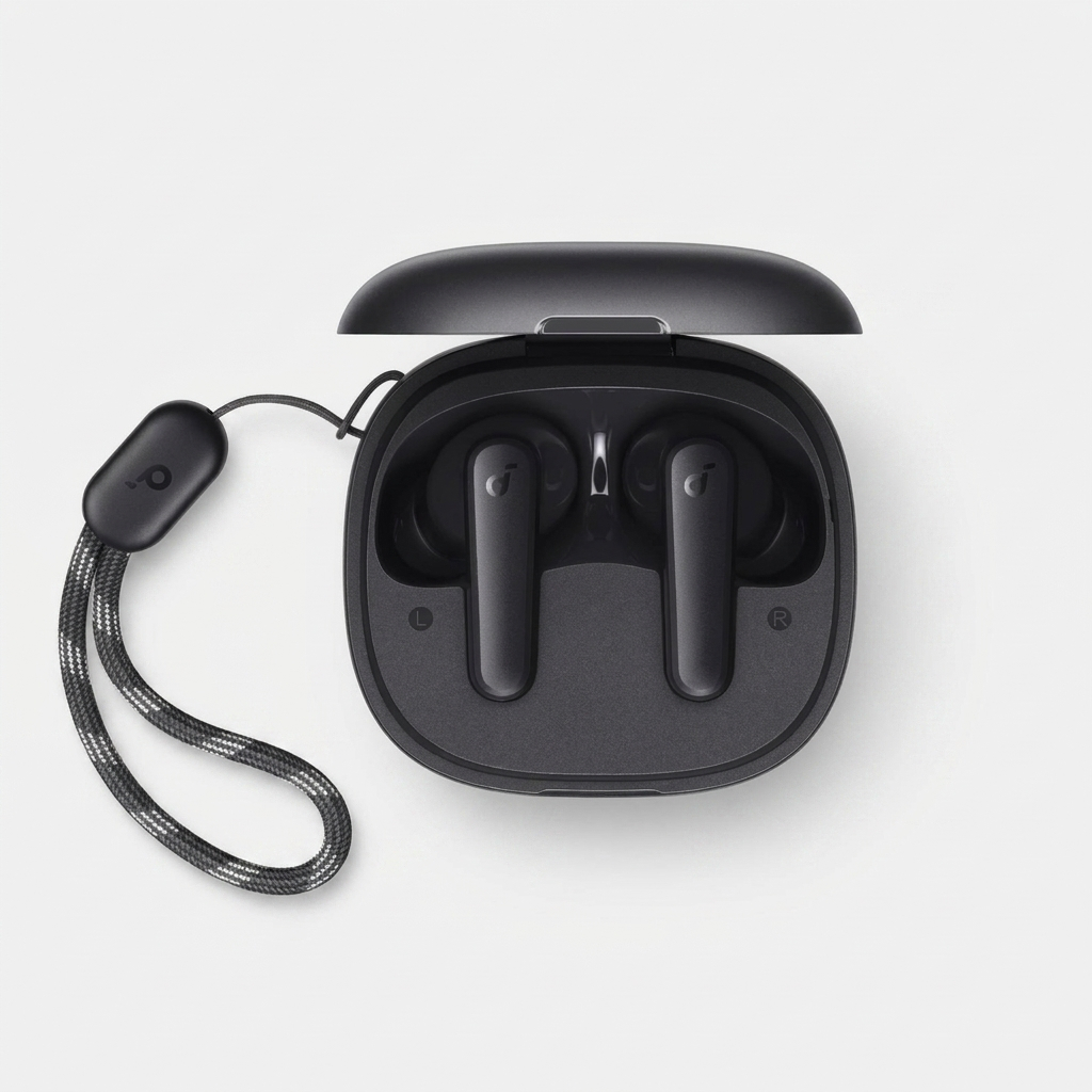 هدفون بلوتوثی مدل SoundCore R50i بدون قابلیت نویز کنسلینگ، درگاه شارژ USB Type-C، دارای فناوری AI-Enhanced Calls برای کاهش نویز و بهبود مکالمات، مقاوم در برابر رطوبت و عرق - Image 4