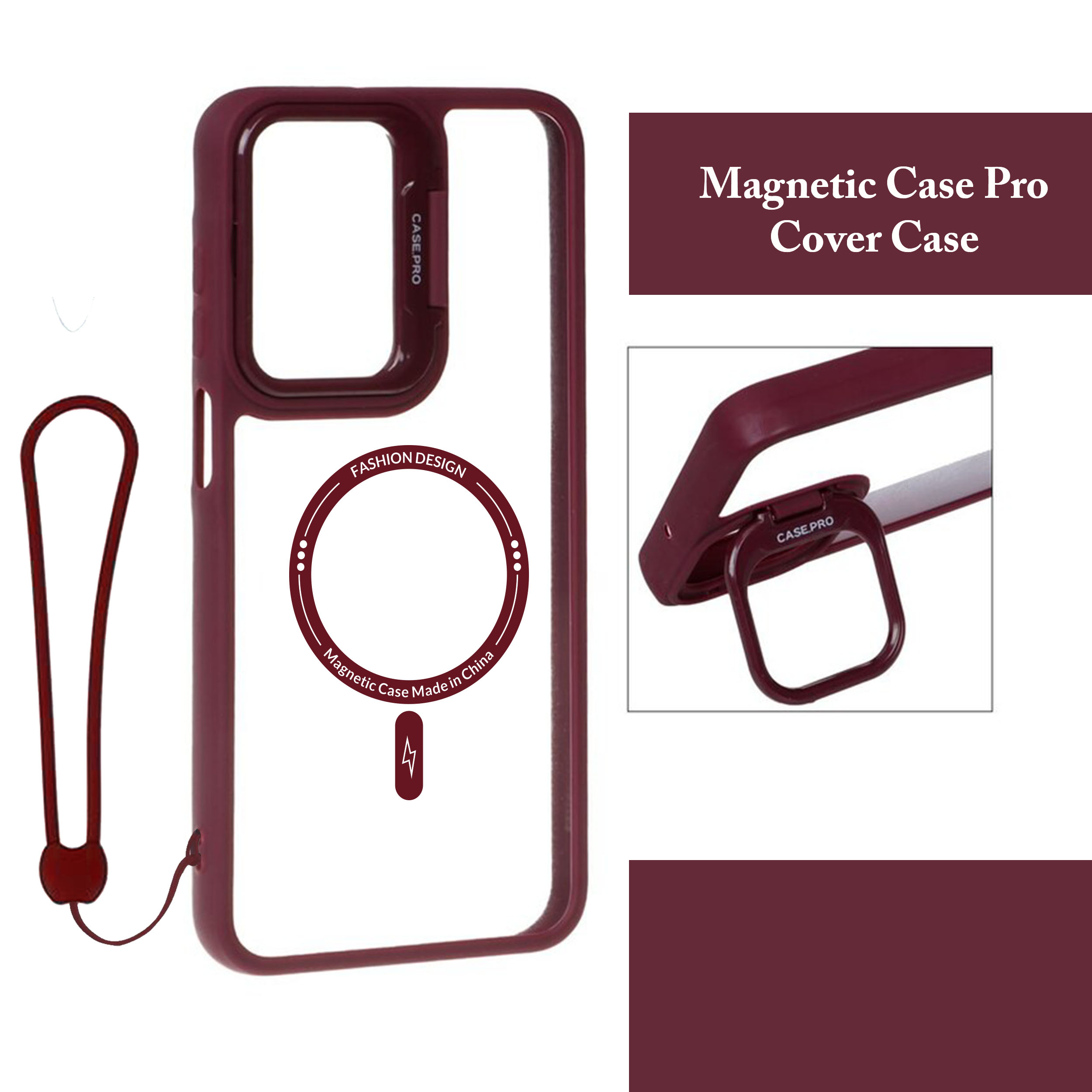 کاور اسپارتان مدل Case Pro Magnetic Apple Strap مناسب برای گوشی موبایل سامسونگ Galaxy A16 به همراه بند - Image 3