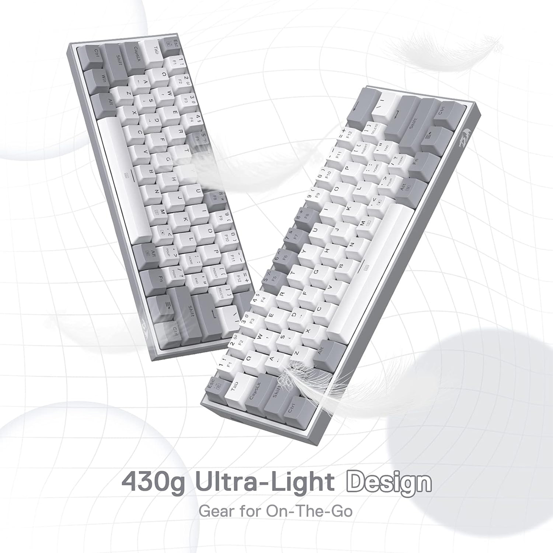 کیبورد گیمینگ ردراگون مدل K617 FIZZ، سوییچ مکانیکال قرمز، Tenkeyless، نورپردازی RGB - Image 8