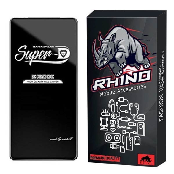 محافظ صفحه نمایش راینو مدل Super-D  مناسب برای گوشی موبایل اپل iPhone 15 pro max