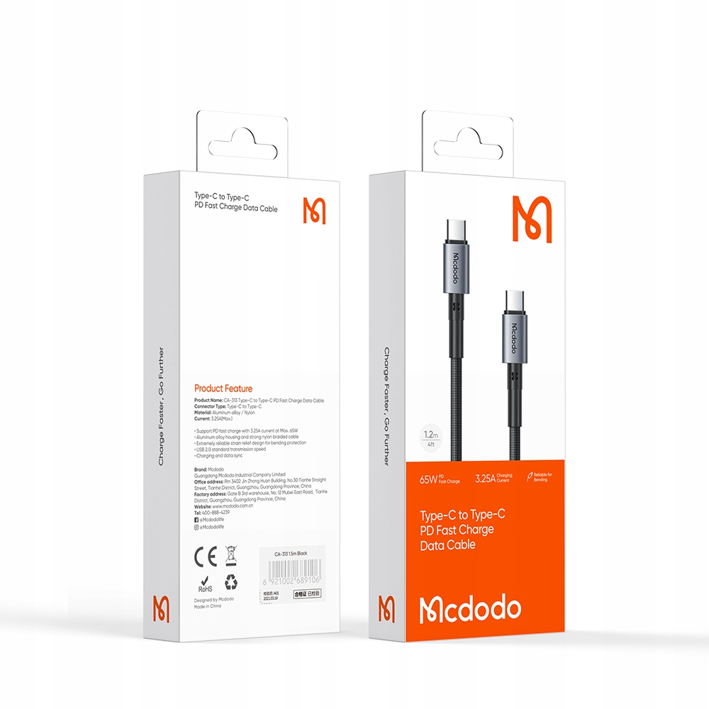 کابل USB-C مک دودو مدل CA-3131 طول 1.5متر - Image 11