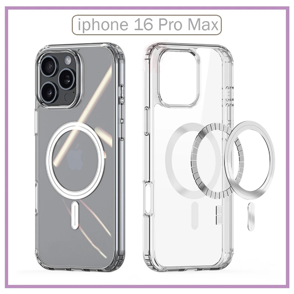 کاور مدل مگ سیف مناسب برای گوشی موبایل اپل iPhone 16 promax - Image 3