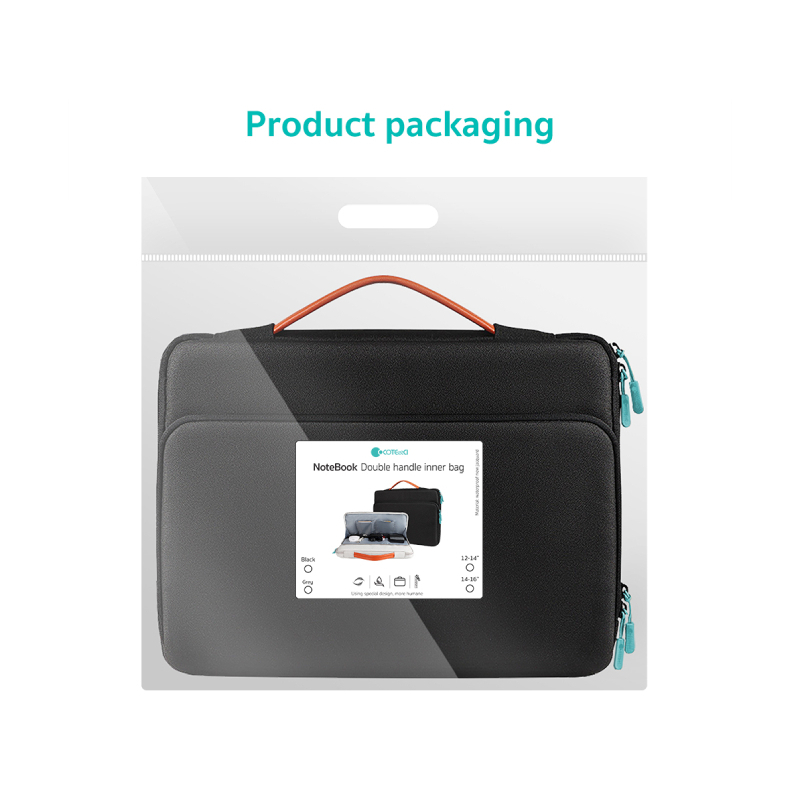 کیف لپ تاپ کوتتسی مدل NoteBooK Double handle inner bag 14015-S-BK مناسب برای لپ تاپ 13 اینچی - Image 16