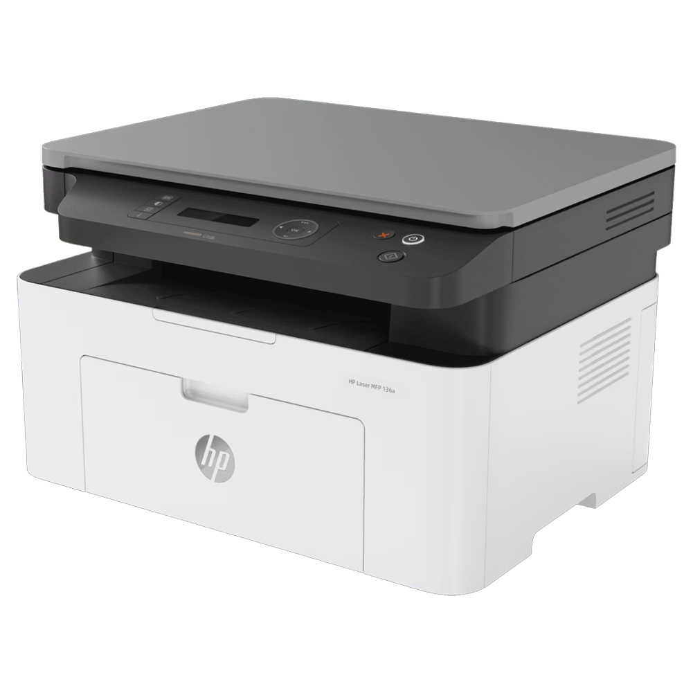 پرینتر لیزری 3 کاره اچپی مدل LaserJet MFP 136a با قابلیت پرینت، اسکن و کپی، اتصال USB و نمایشگر - Image 4