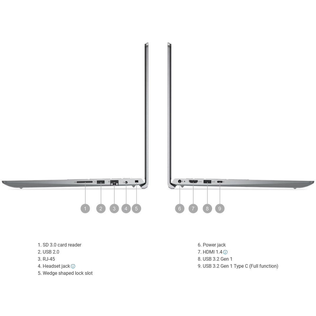 لپ تاپ 15.6 اینچی دل مدل Vostro 3530-i3 1305U-8GB DDR4 2666MHz-512GB SSD-IPS 120Hz - Image 8
