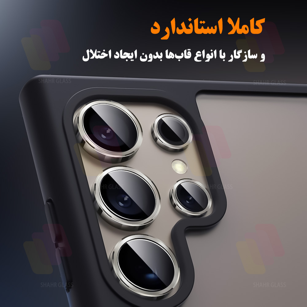 محافظ لنز دوربین شیشهای شهر گلس مدل RINS20 مناسب برای گوشی موبایل داریا Bond 2 - Image 7
