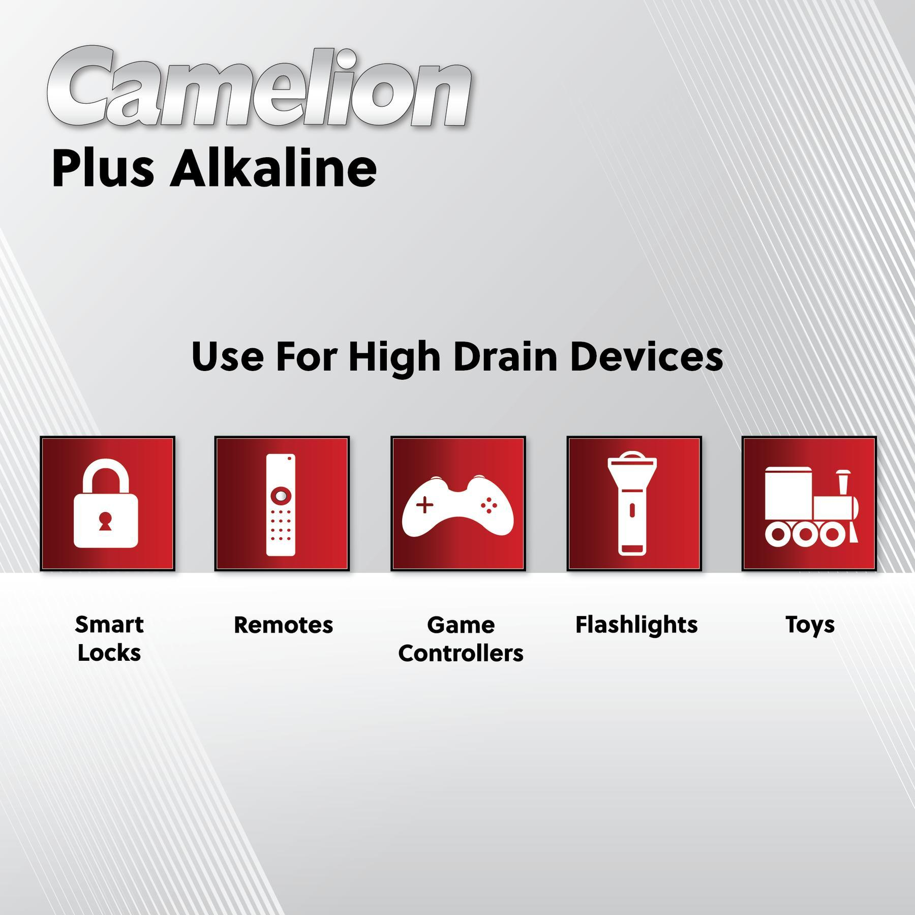 باتری نیم قلمی کملیون مدل Plus Alkaline بسته 4 عددی - Image 3
