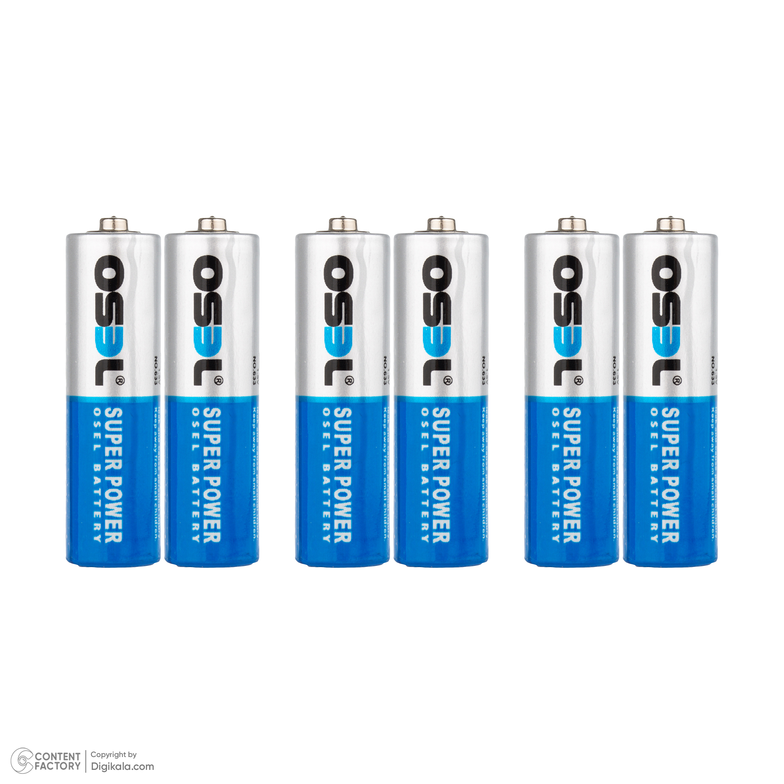 باتری قلمی اوسل مدل Super Power R6P بسته ۶ عددی - Image 3