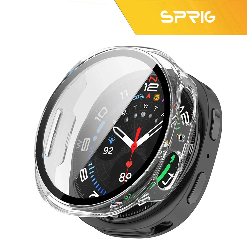 کاور اسپریگ مدل HD PCGLS مناسب برای ساعت هوشمند سامسونگ Galaxy Watch 8 40mm به همراه محافظ صفحه نمایش - Image 6