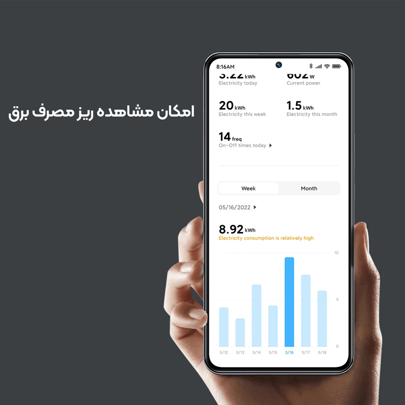 پریز هوشمند شیائومی مدل Mi Smart Power Plug 2 - Image 7