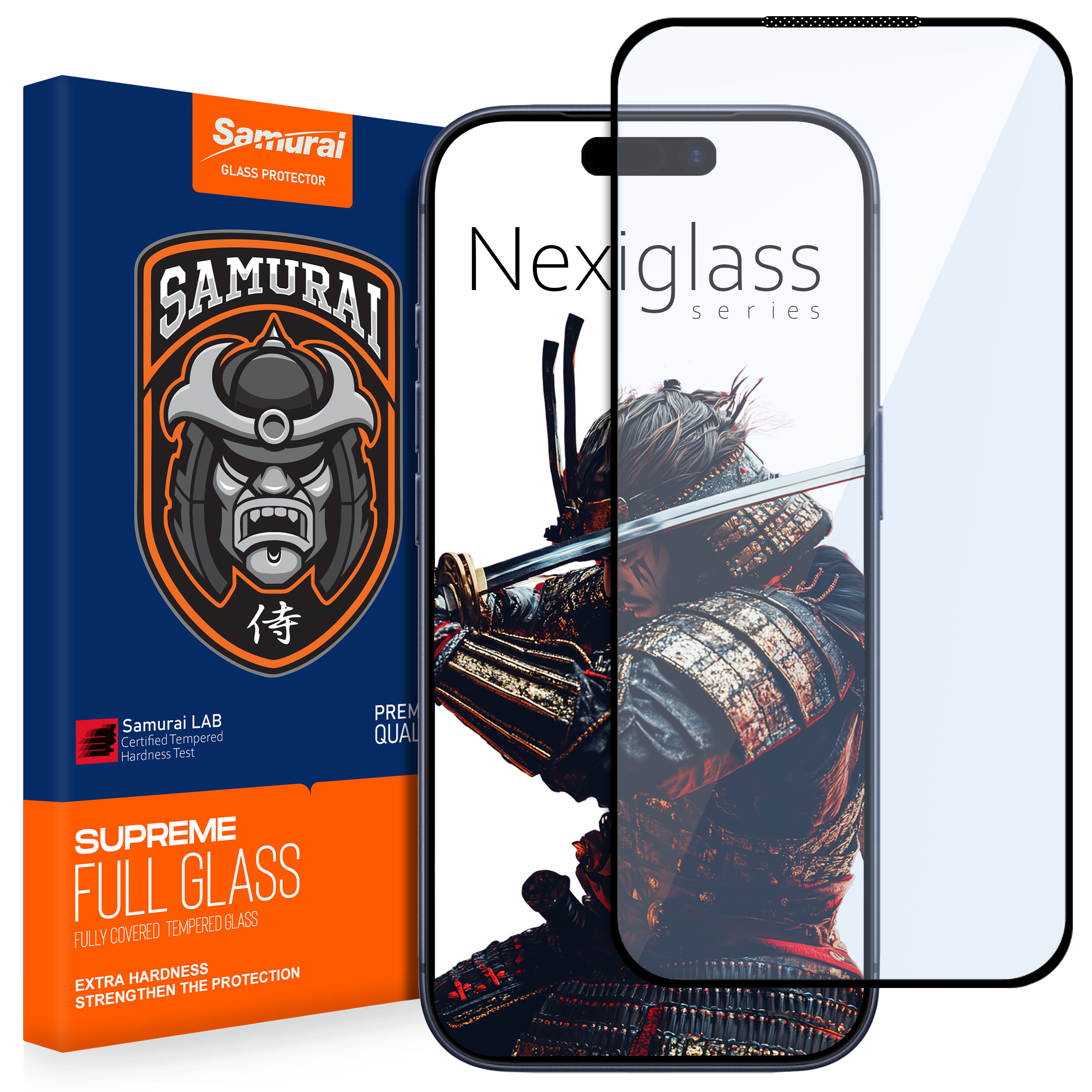 محافظ صفحه نمایش سامورایی مدل Nexiglass مناسب برای گوشی موبایل اپل iPhone 17 Pro