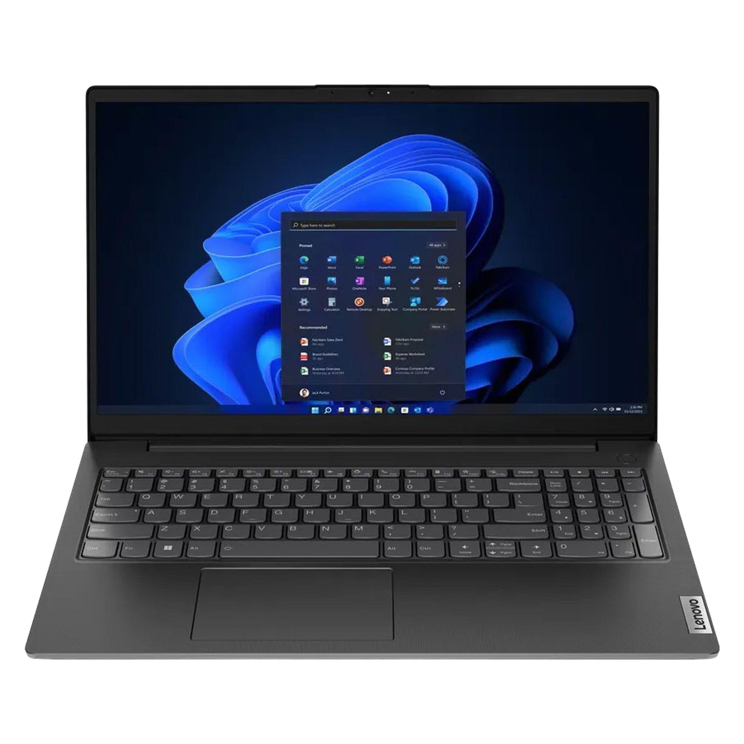 لپتاپ لنوو مدل V15 G4 IRU با پردازنده Core i3-1315U، رم DDR4 8GB با فرکانس 3200MHz، حافظه SSD با ظرفیت 256GB، نمایشگر 15.6 اینچ TN با وضوح Full HD - Image 2