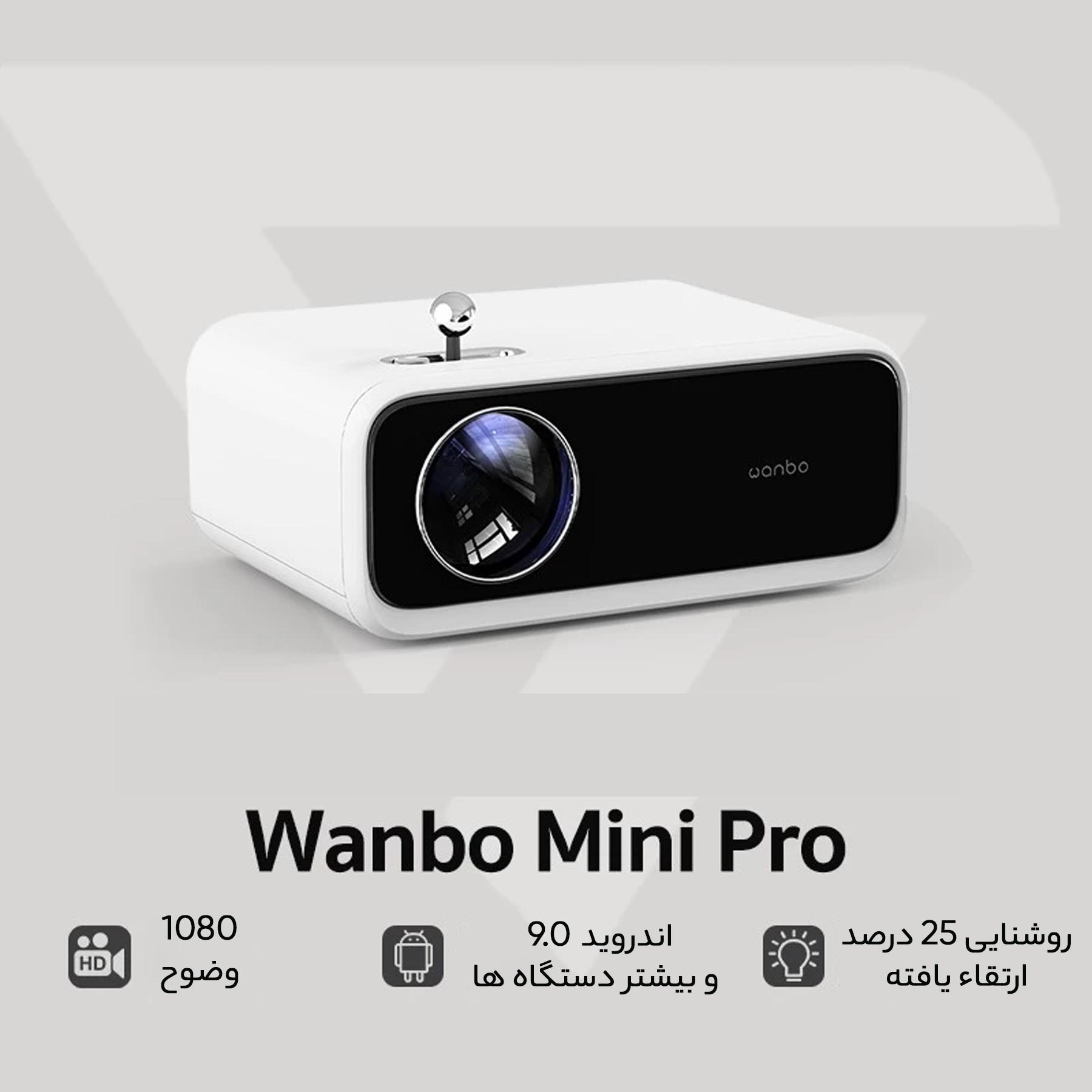 ویدئو پروژکتور ونبو مدل mini pro - Image 10