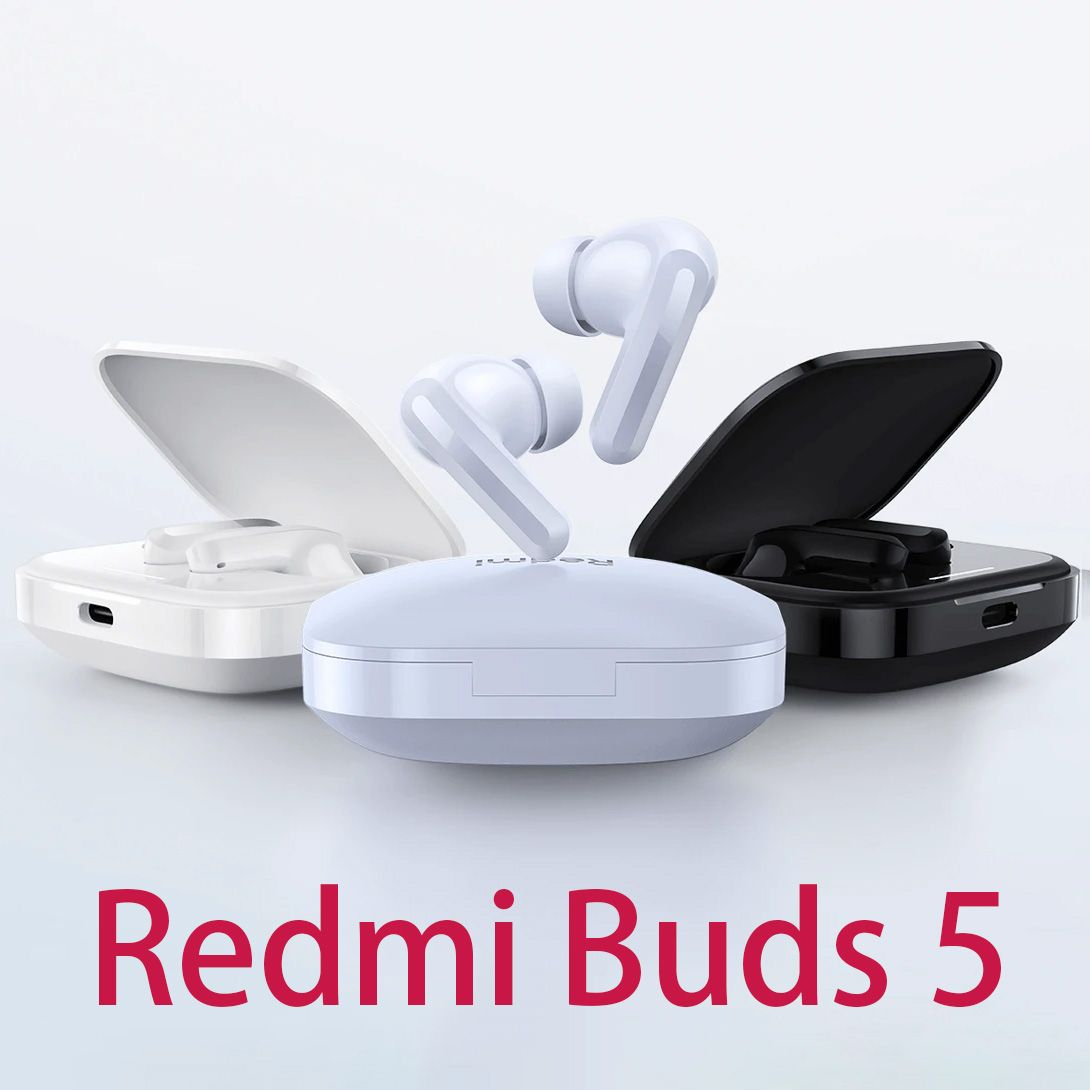 هدفون بلوتوثی شیائومی مدل Redmi Buds 5 با نویز کنسلینگ فعال (ANC)، درگاه شارژ USB Type-C، دارای نشانگر روی محفظه شارژ - Image 7
