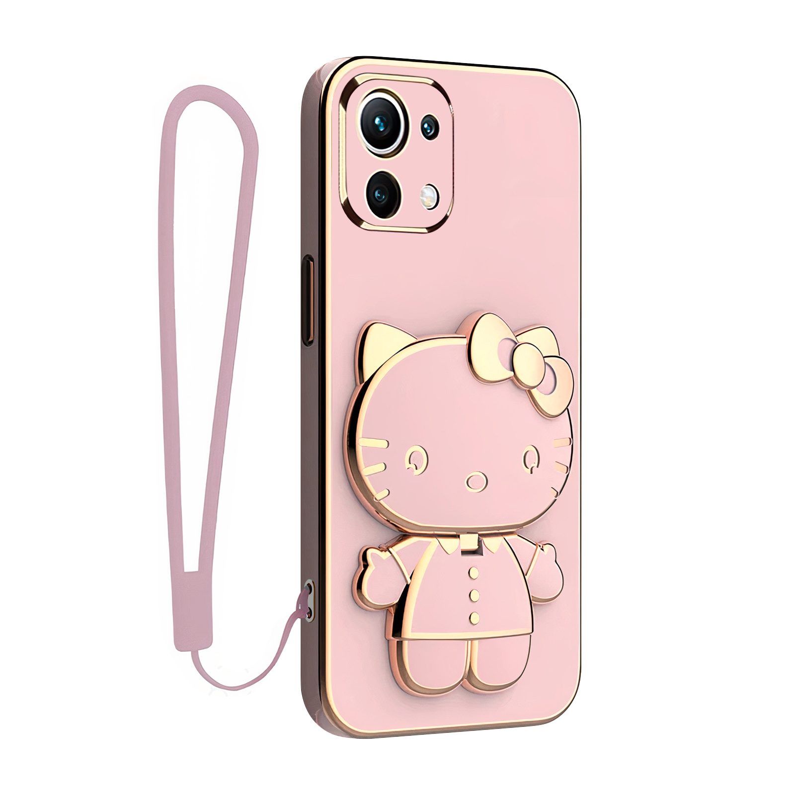 کاور اسپارتان مدل Kitty مناسب برای گوشی موبایل شیائومی Mi 11 Lite / Mi 11 Lite NE / Mi 11 Lite 5G به همراه بند نگهدارنده - Image 7