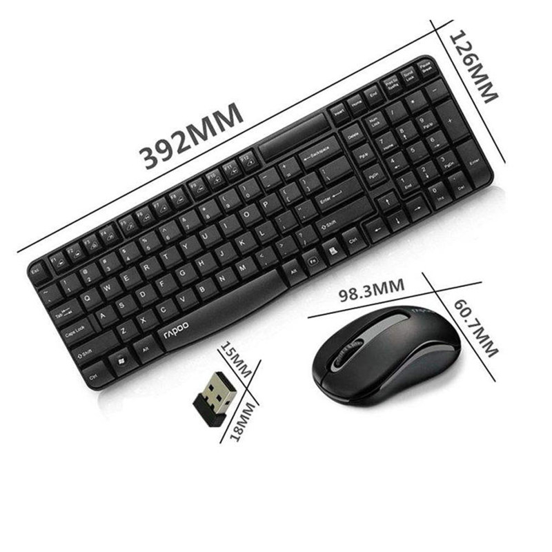 کیبورد و موس بی سیم رپو مدل X1800S - Image 8