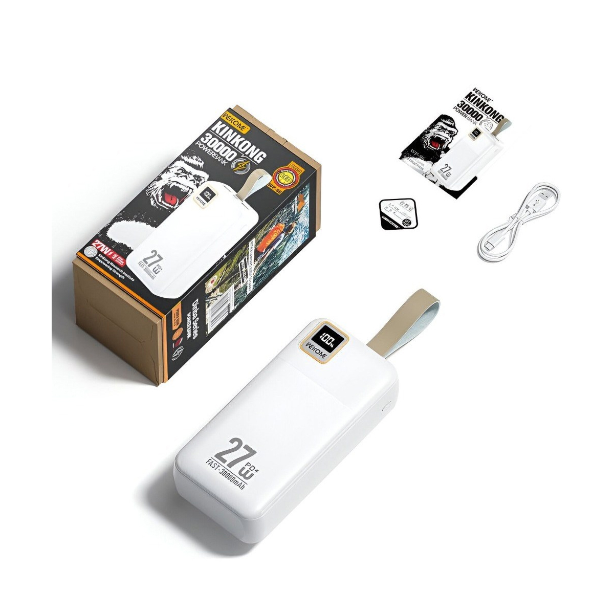 پاوربانک 22.5 وات ویکام مدل WP-96 ظرفیت 30000 میلیآمپرساعت - Image 4