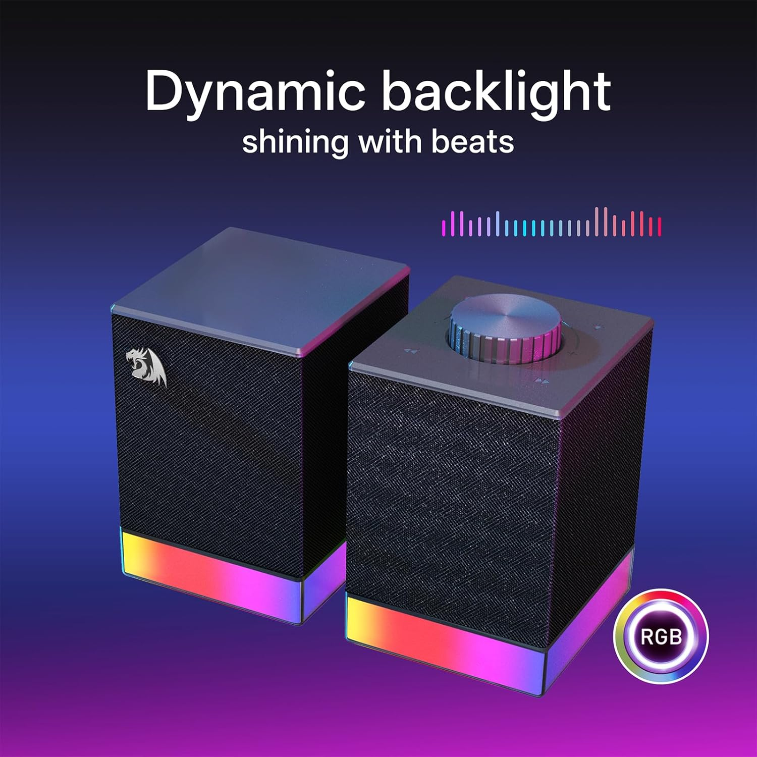 اسپیکر دسکتاپ ردراگون مدل GS517 RGB - Image 6