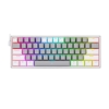 کیبورد با سیم گیمینگ ردراگون مدل Redragon FIZZ K617 RGB Grey-White