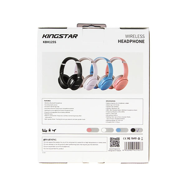 هدست بی سیم کینگ استار مدل King Star KBH125S - Image 3