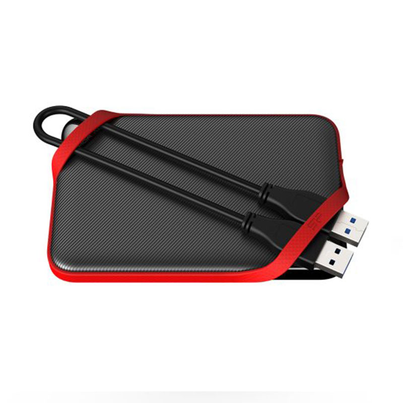 هارد اکسترنال سیلیکون پاور مدل Silicon Power Armor A62 1TB مشکی قرمز - Image 2