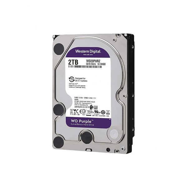 هارددیسک اینترنال وسترن دیجیتال مدل Purple WD20PURZ ظرفیت 2 ترابایت - Image 2