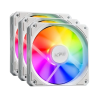 پک 3 تایی فن کیس ایکس پی جی مدل XPG VENTO R 120 ARGB Reverse White