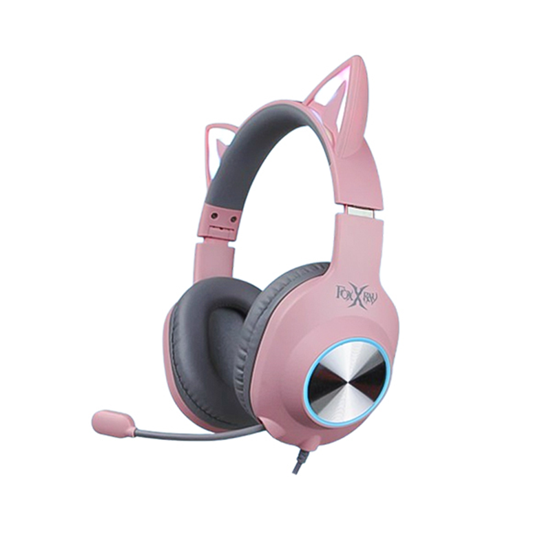 هدست گیمینگ با سیم فاکس ری مدل FoxXray FXR-BAL-62 صورتی