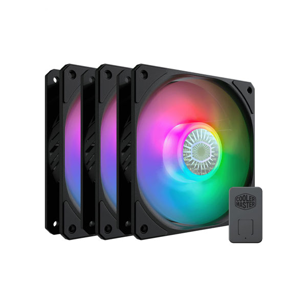 پک 3 تایی فن کیس کولر مستر مدل COOLERMASTER SICKLEFLOW 120 ARGB