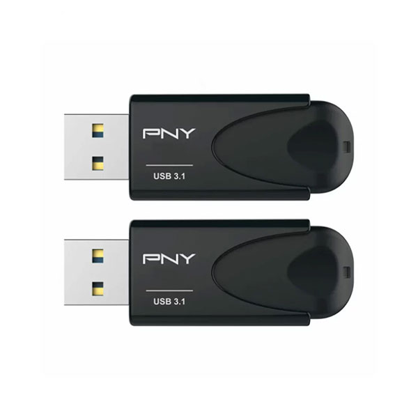 فلش مموری USB 3.1 پی ان وای مدل PNY FD32GATT431KKX2-EF 32GB بسته 2 عددی