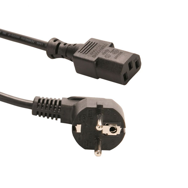 کابل برق 1.5 متری منبع تغذیه کامپیوتر انزو مدل ENZO PC-31