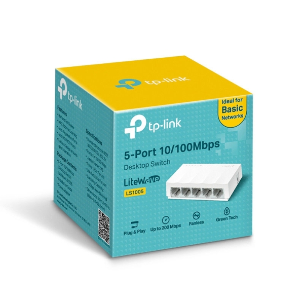 سوییچ 5 پورت تی پی لینک مدل TP-LINK LS1005