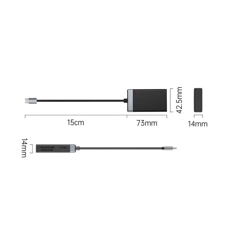 رم ریدر Type-C اوریکو مدل ORICO CL4T-C3 - Image 2