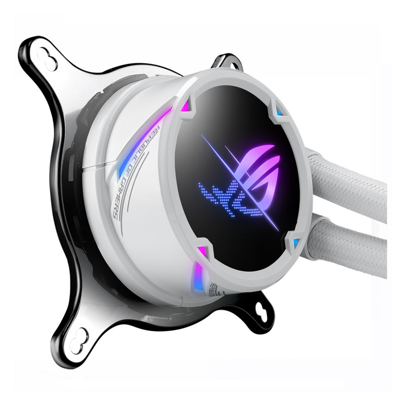 خنک کننده پردازنده ایسوس مدل ROG Strix LC II 240 ARGB WHITE - Image 3