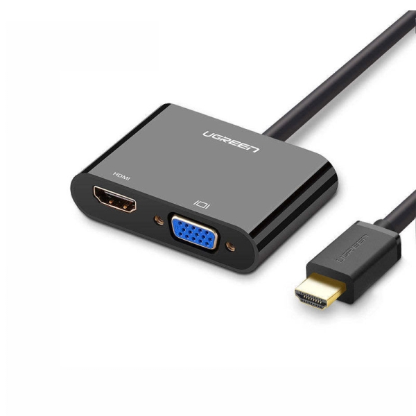 مبدل HDMI به VGA و HDMI یوگرین مدل UGreen CM101-40744