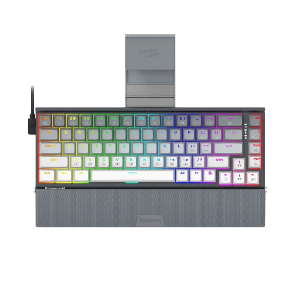 کیبورد بی سیم گیمینگ ردراگون مدل Redragon SHACO PRO K641G GW RGB