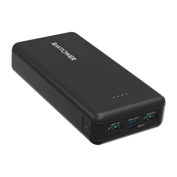 پاوربانک 20000 میلی‌آمپری راوپاور مدل RAVPower RP-PB1216