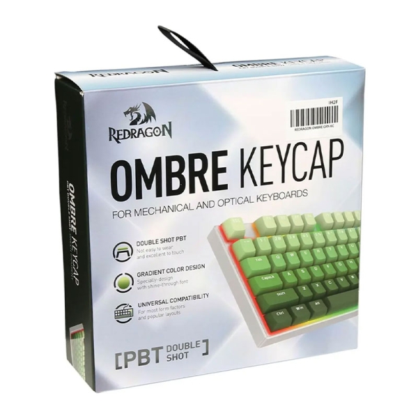 مجموعه کامل کلید کیبورد مکانیکال ردراگون مدل Redragon Ombre green A140