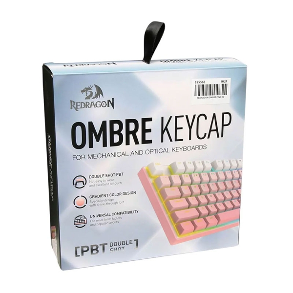 مجموعه کامل کلید کیبورد مکانیکال ردراگون مدل Redragon Ombre pink A139