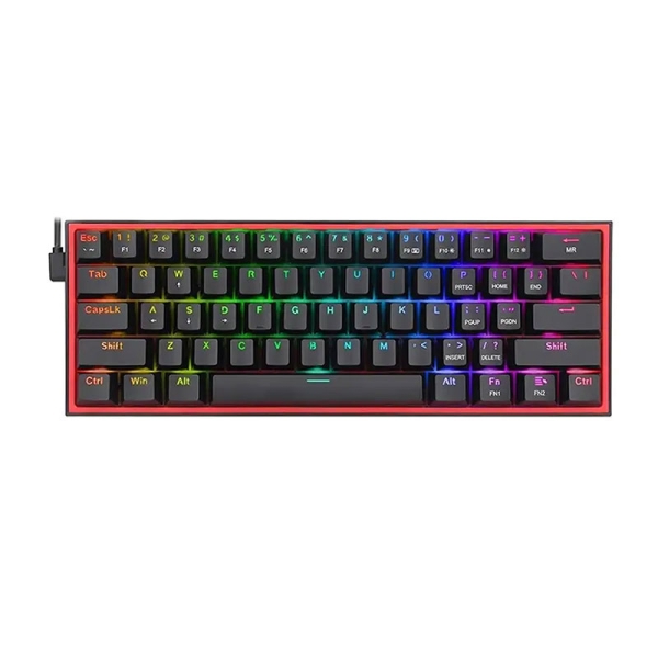 کیبورد با سیم گیمینگ ردراگون مدل Redragon FIZZ K617 RGB