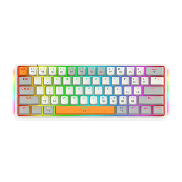 کیبورد با سیم گیمینگ ردراگون مدل Redragon Akali K642 WGO RGB