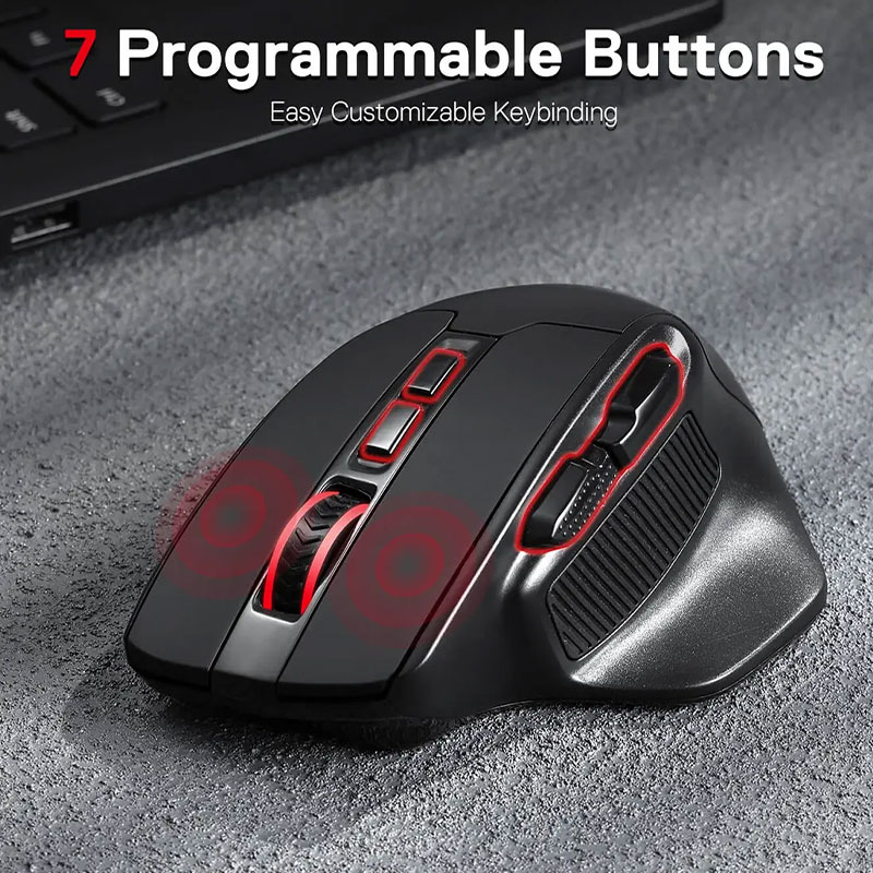 ماوس گیمینگ ردراگون بی سیم مدل Redragon BULLSEYE PRO M806 - Image 2