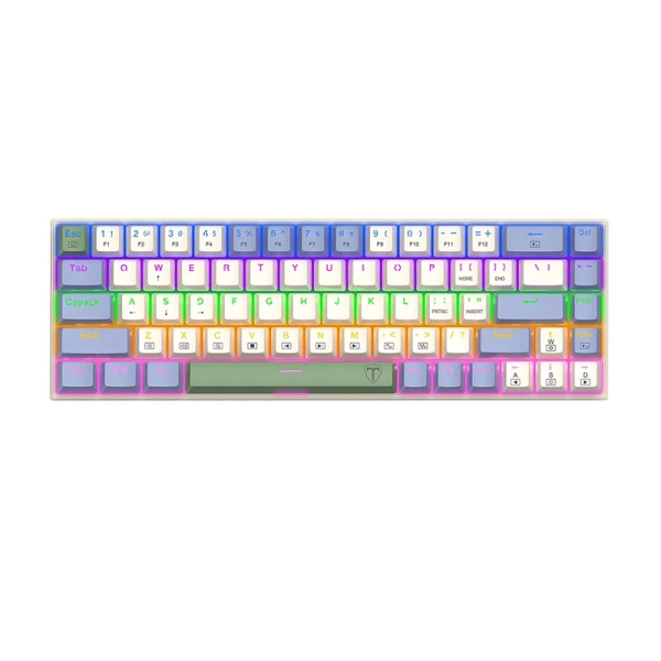 کیبورد با سیم گیمینگ تی دگر مدل T-DAGGER Viator T-TGK325 BCG