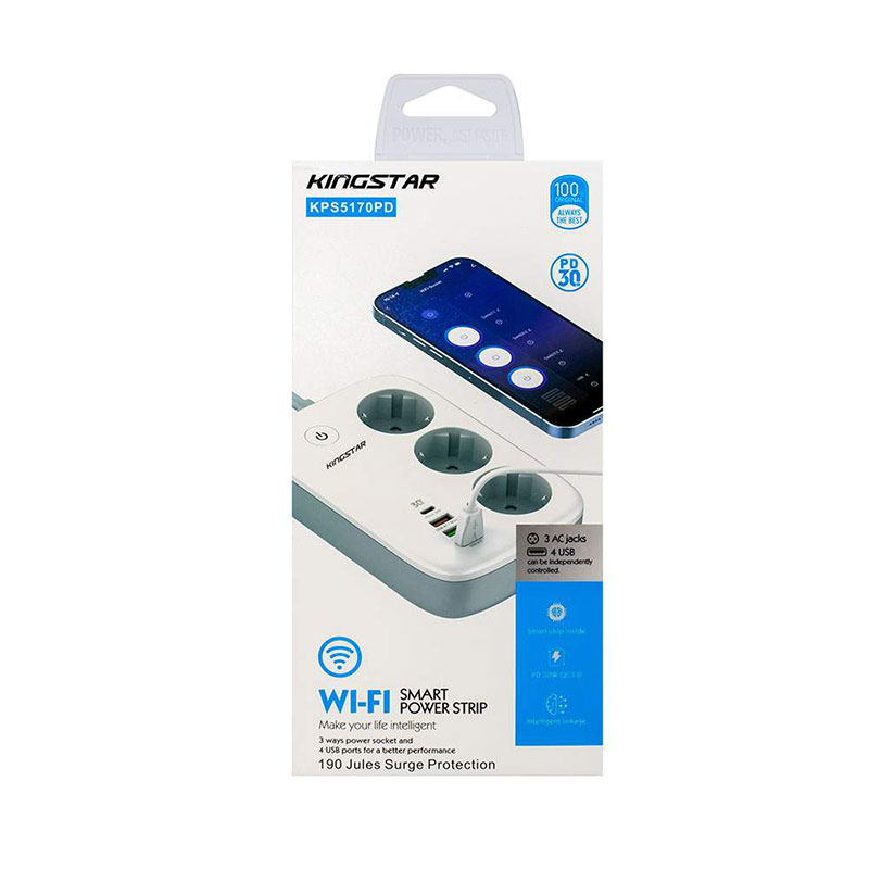 چند راهی برق کینگ استار مدل King Star KPS5170PD - Image 3